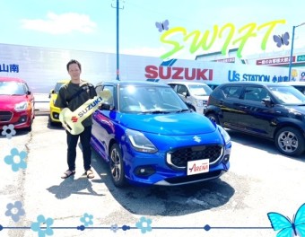 スイフトご納車‼おめでとうございます(・ω・)ノ☆